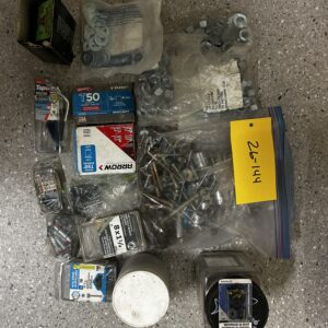 26-144 Various screws, nuts and bolts