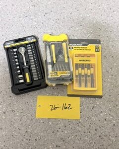 26-162 Workpro Socket Set, Precision Tool Set & Phone Repair Kit