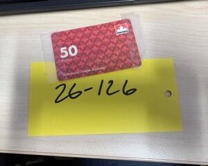 26-126 - $50 Petro Can Gift Card