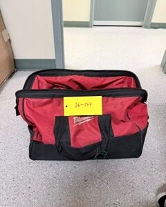 26-177 Milwaukee Tool Bag with various items