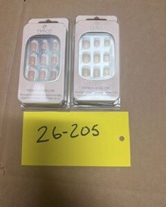 26-205- 2x Packages of Helios French Manicure Nail Sets