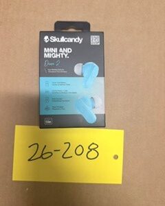 26-208- Skullcandy Dime 2 Earbuds - Light Blue