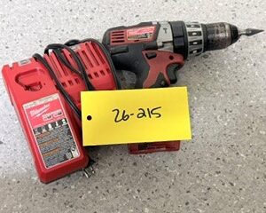 26-215 Milwaukee Charger & Milwaukee 1/2 Hammer Drill